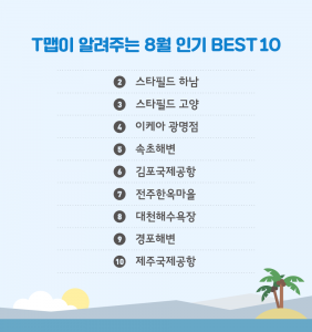 T맵으로 알아본 8월 인기 목적지_3